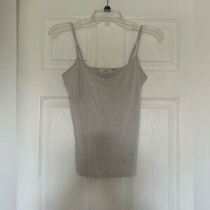 Women's Gray Spaghetti Strap Top